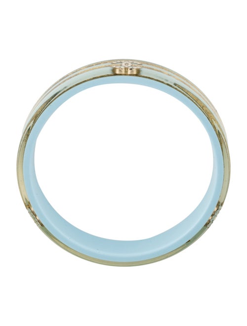 Chanel Resin & Strass CC Bangle