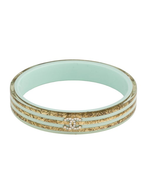 Chanel Resin & Strass CC Bangle