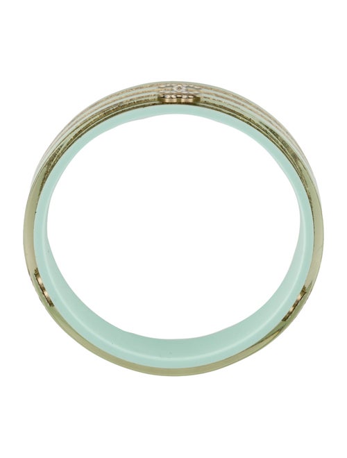 Chanel Resin & Strass CC Bangle