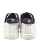 Chanel Interlocking CC Logo Leather Sneakers