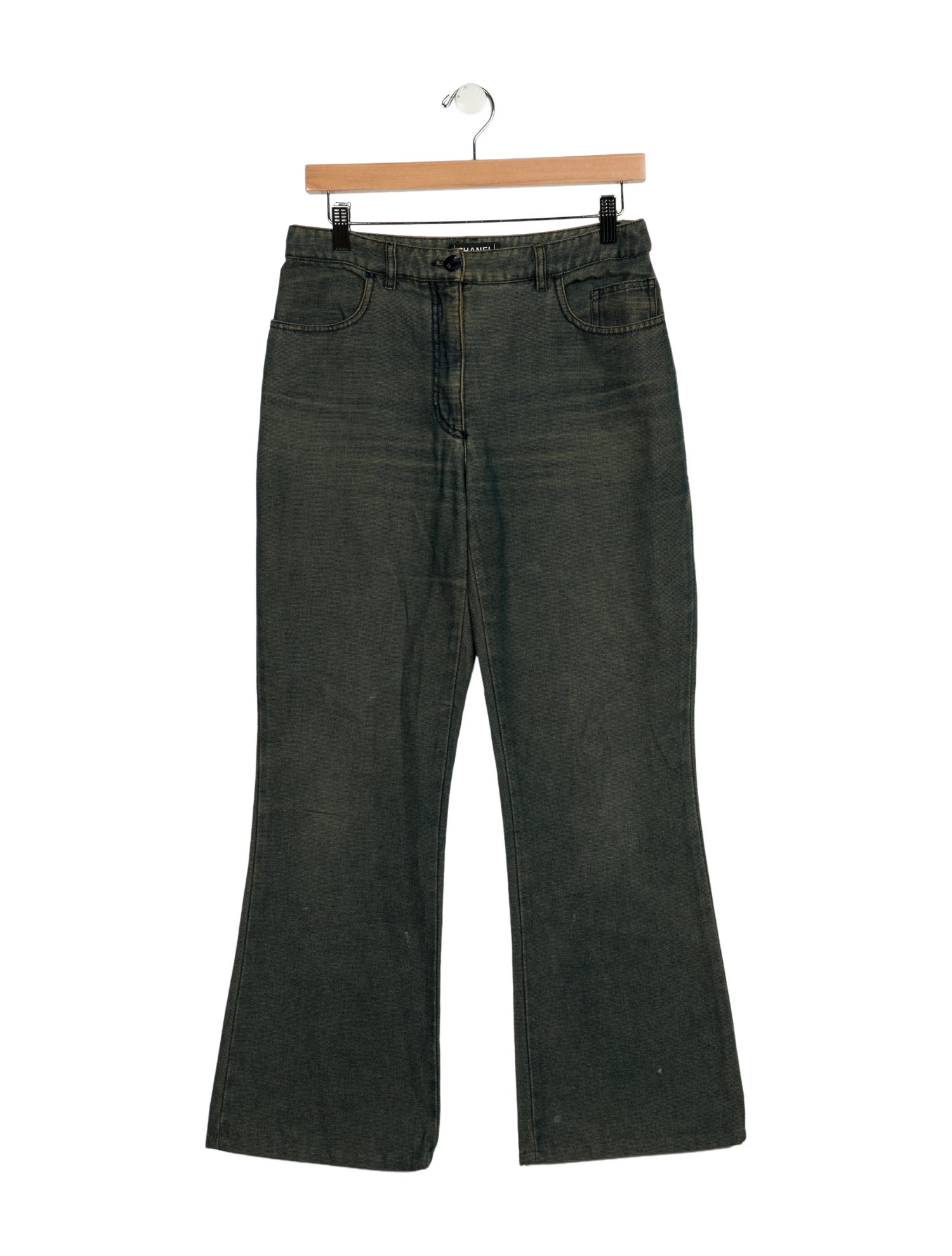 Chanel Vintage Wide Leg Jeans