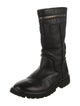 Chanel 2010 Interlocking CC Logo Moto Boots