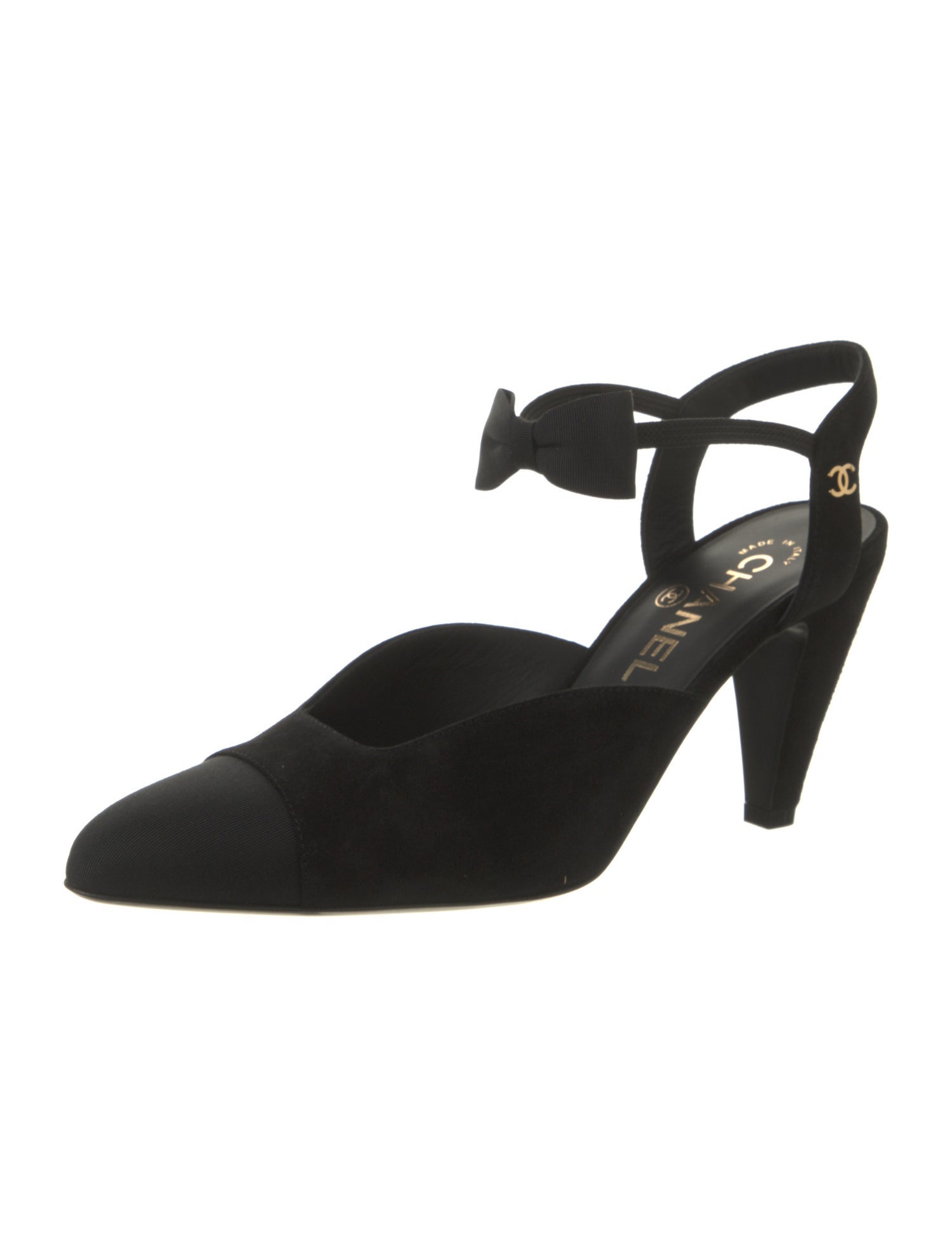 Chanel 2020 Interlocking CC Logo D'Orsay Pumps w/ Tags