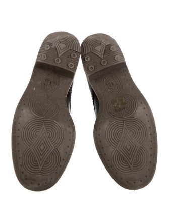 Chanel 2016 Interlocking CC Logo Lace-Up Boots