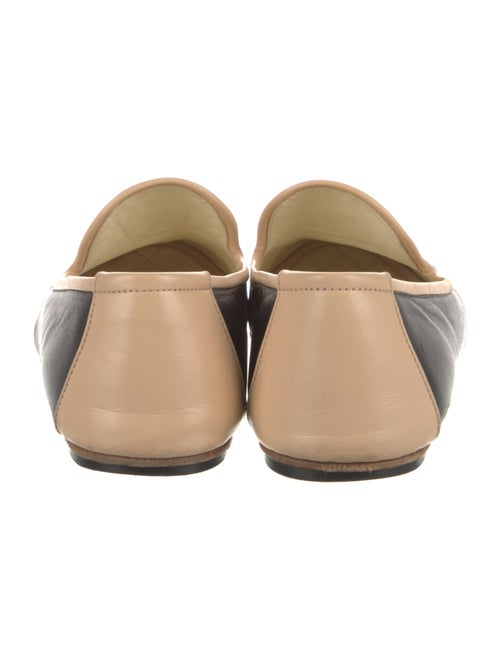 Chanel Interlocking CC Logo Leather Loafers