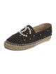 Chanel Interlocking CC Logo Suede Espadrilles