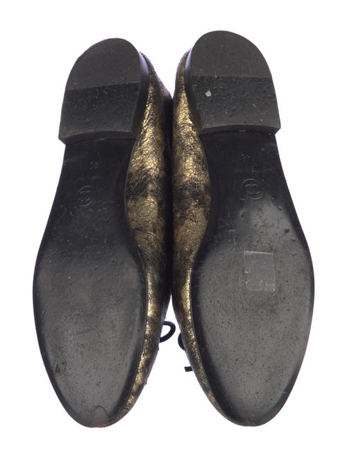 Chanel 2018 Interlocking CC Logo Ballet Flats