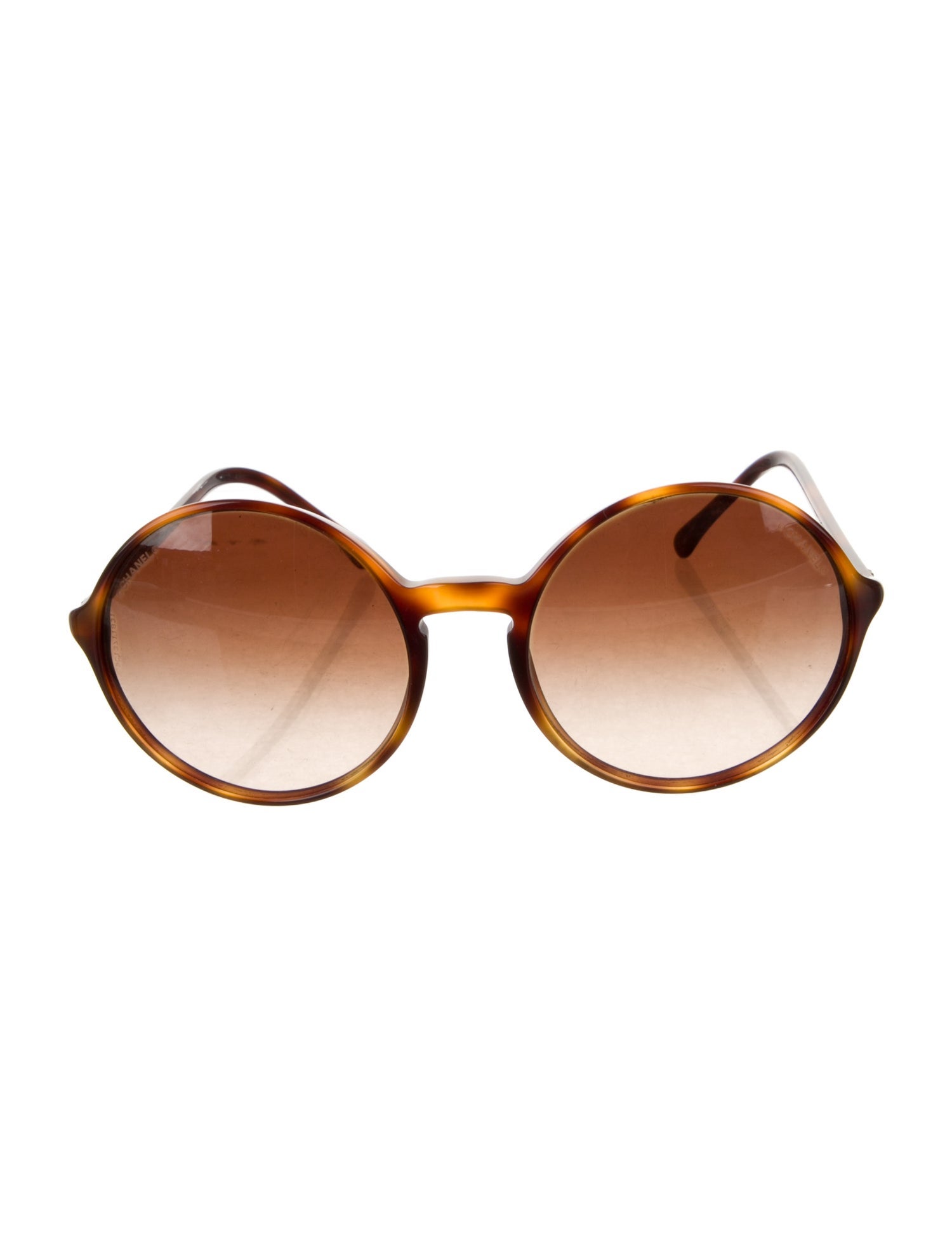 Chanel Interlocking CC Logo Round Sunglasses