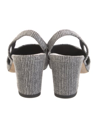 Chanel 2020 Interlocking CC Logo Slingback Sandals