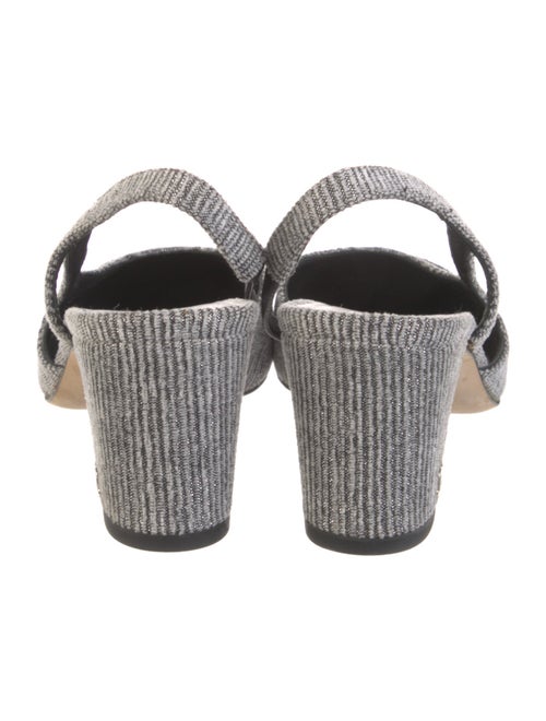 Chanel 2020 Interlocking CC Logo Slingback Sandals