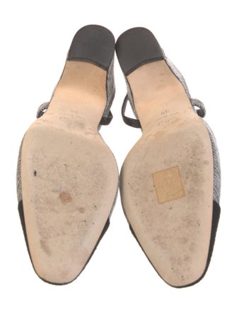 Chanel 2020 Interlocking CC Logo Slingback Sandals