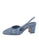Chanel 2023 Interlocking CC Logo Slingback Pumps
