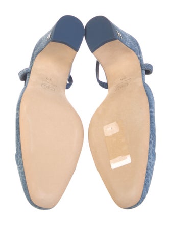 Chanel 2023 Interlocking CC Logo Slingback Pumps