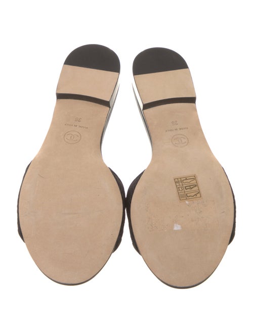 Chanel 2024 Interlocking CC Logo Slides