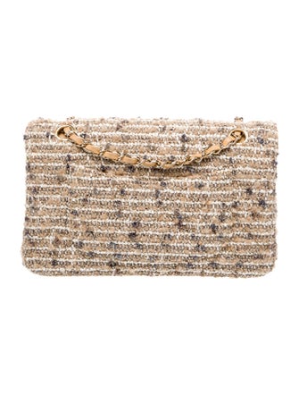 Chanel Classic Medium Tweed Double Flap Bag