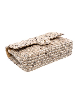 Chanel Classic Medium Tweed Double Flap Bag