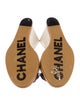 Chanel Camellia Accent Canvas Slides