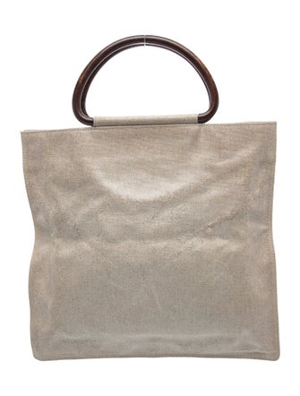 Chanel CC Wood Handle Bag