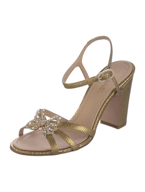 Chanel 2014 Interlocking CC Logo Sandals