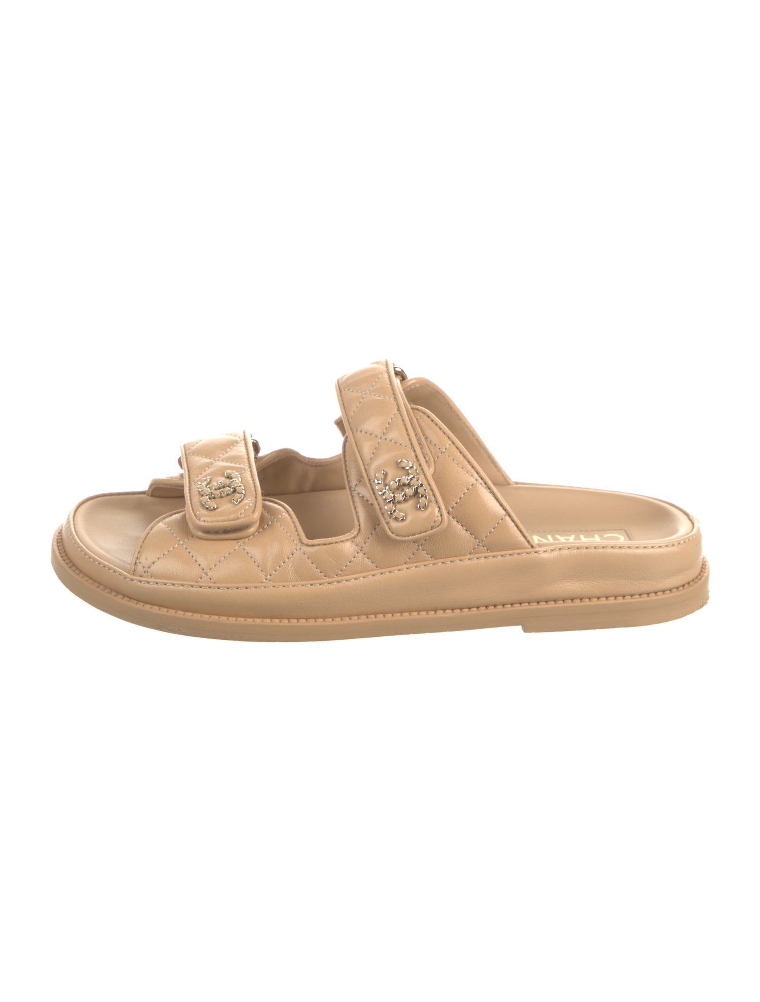 Chanel Gate No. 5 Interlocking CC Logo Slides