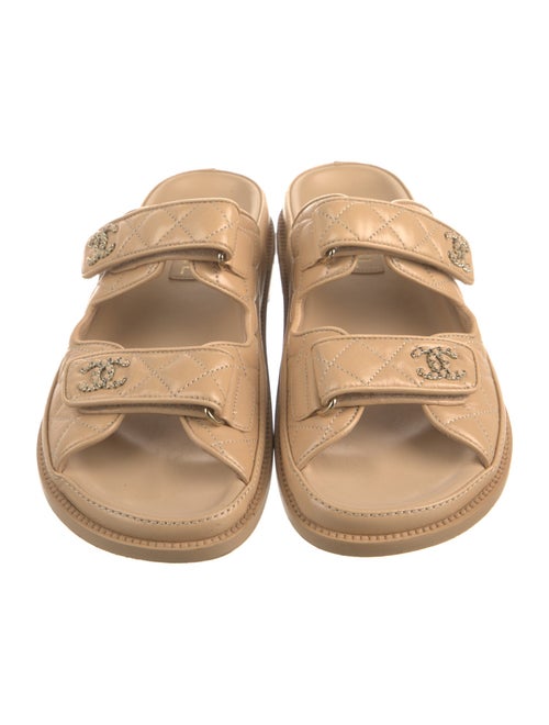 Chanel Gate No. 5 Interlocking CC Logo Slides