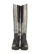 Chanel 2012 Interlocking CC Logo Riding Boots