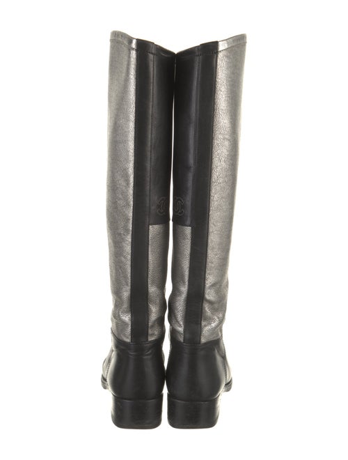Chanel 2012 Interlocking CC Logo Riding Boots