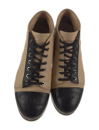 Chanel 2015 Interlocking CC Logo Sneakers