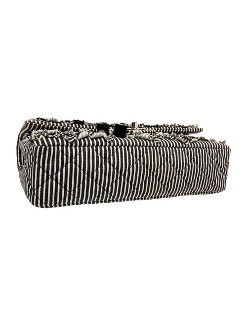 Chanel Medium Sequin Stripe Double Flap Bag