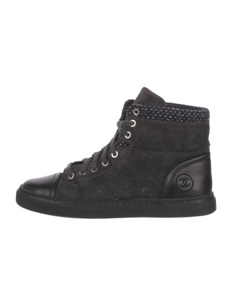 Chanel 2015 Interlocking CC Logo Sneakers