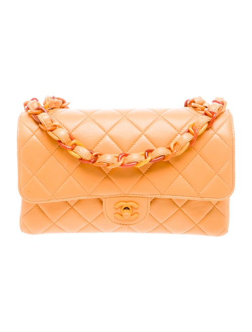 Chanel Medium Resin Chain Single Flap Bag