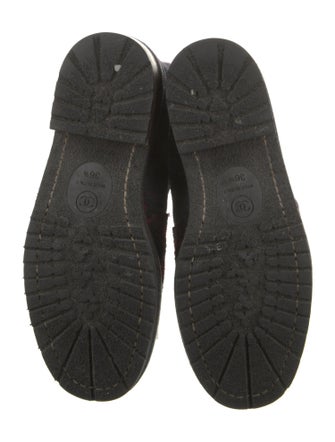 Chanel 2013 Interlocking CC Logo Moto Boots