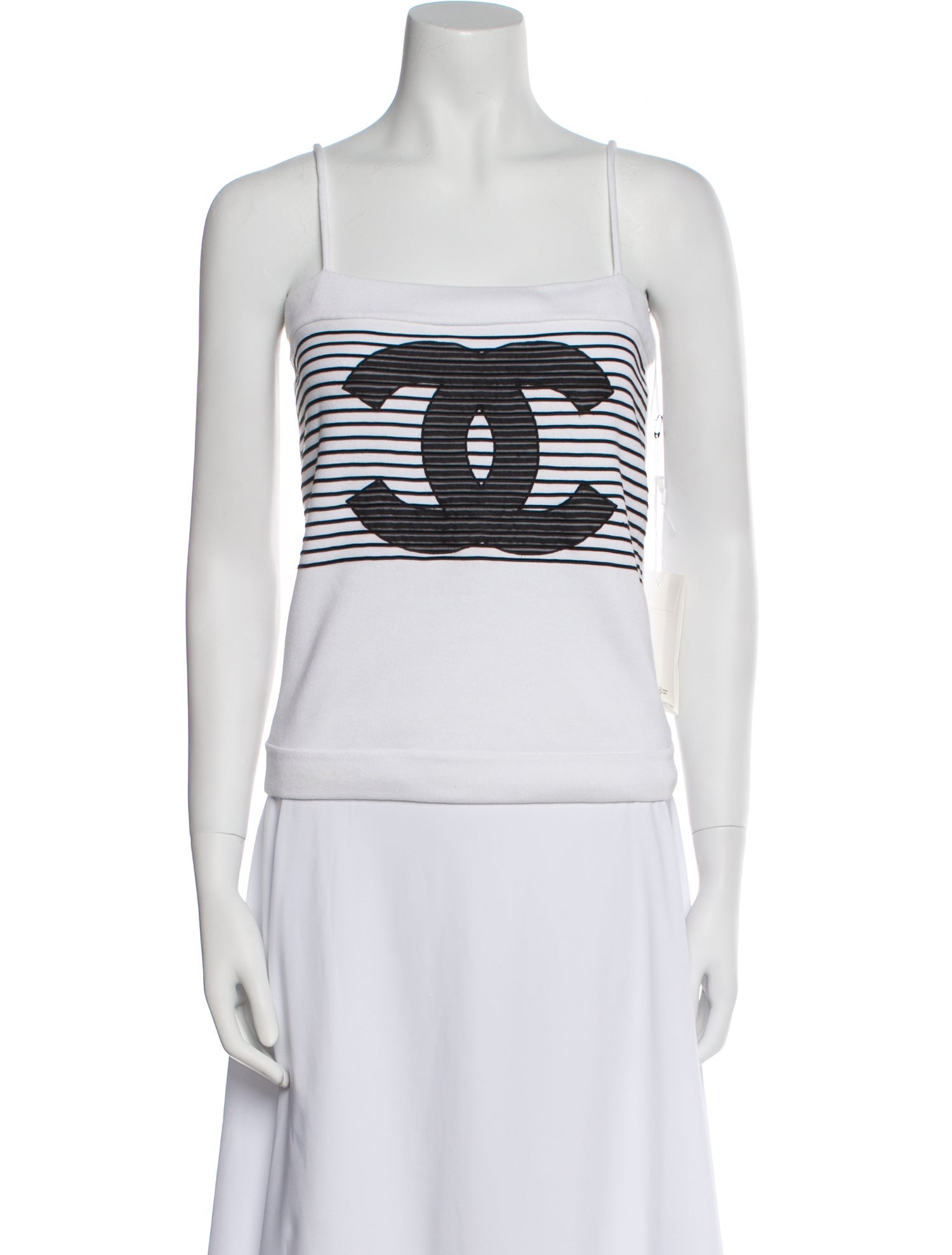 Chanel 2024 Graphic Print Crop Top