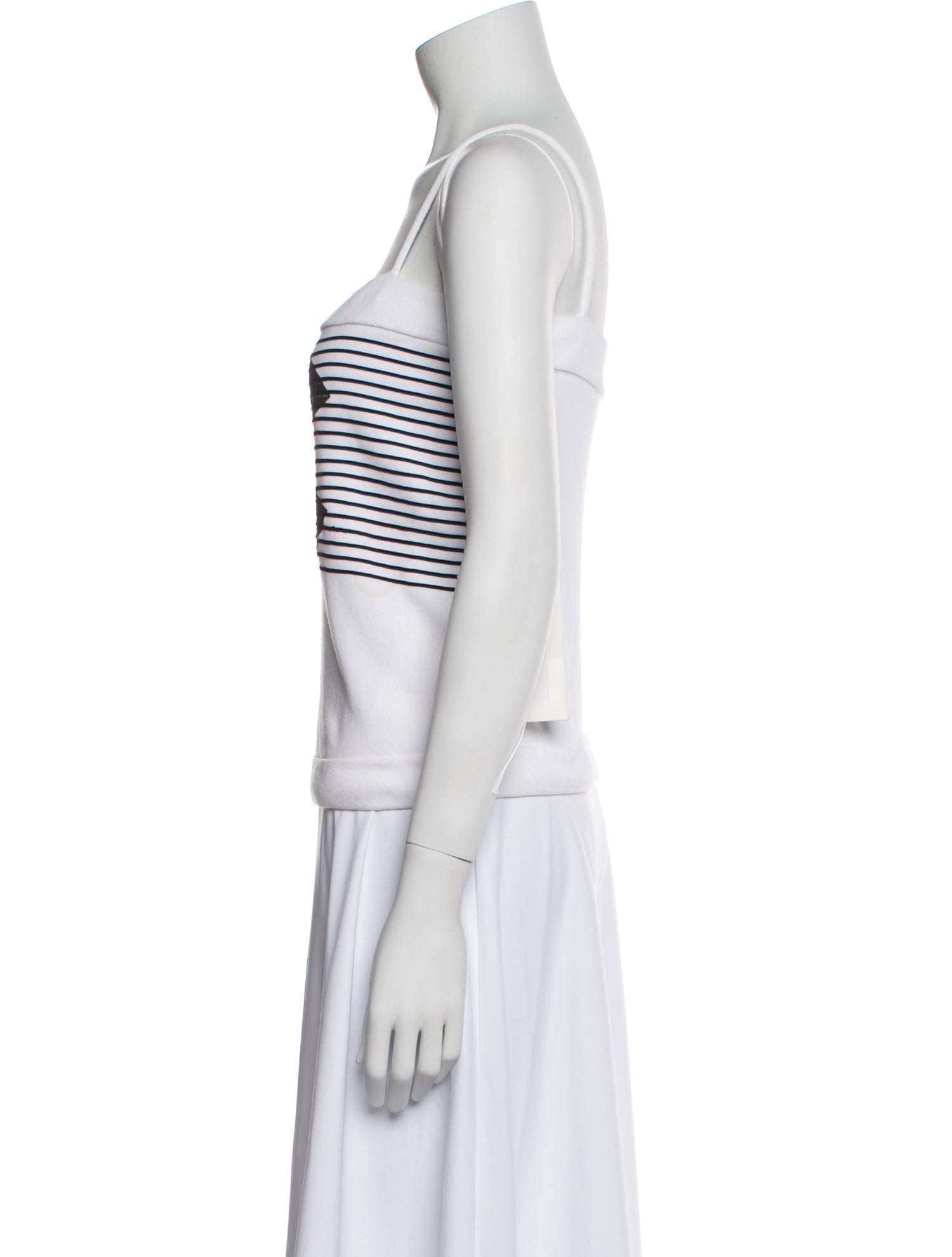 Chanel 2024 Graphic Print Crop Top