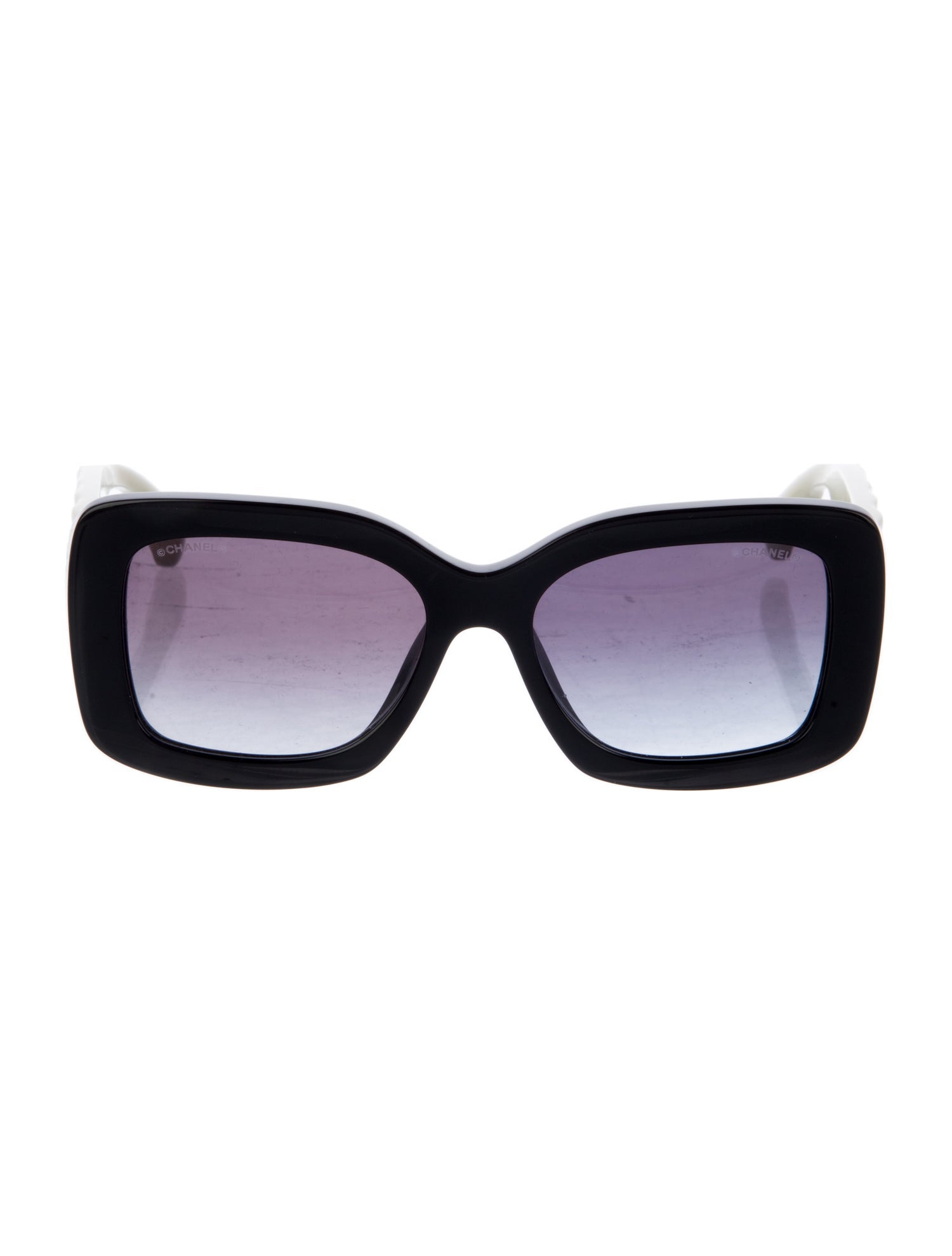 Chanel Interlocking CC Logo Square Sunglasses