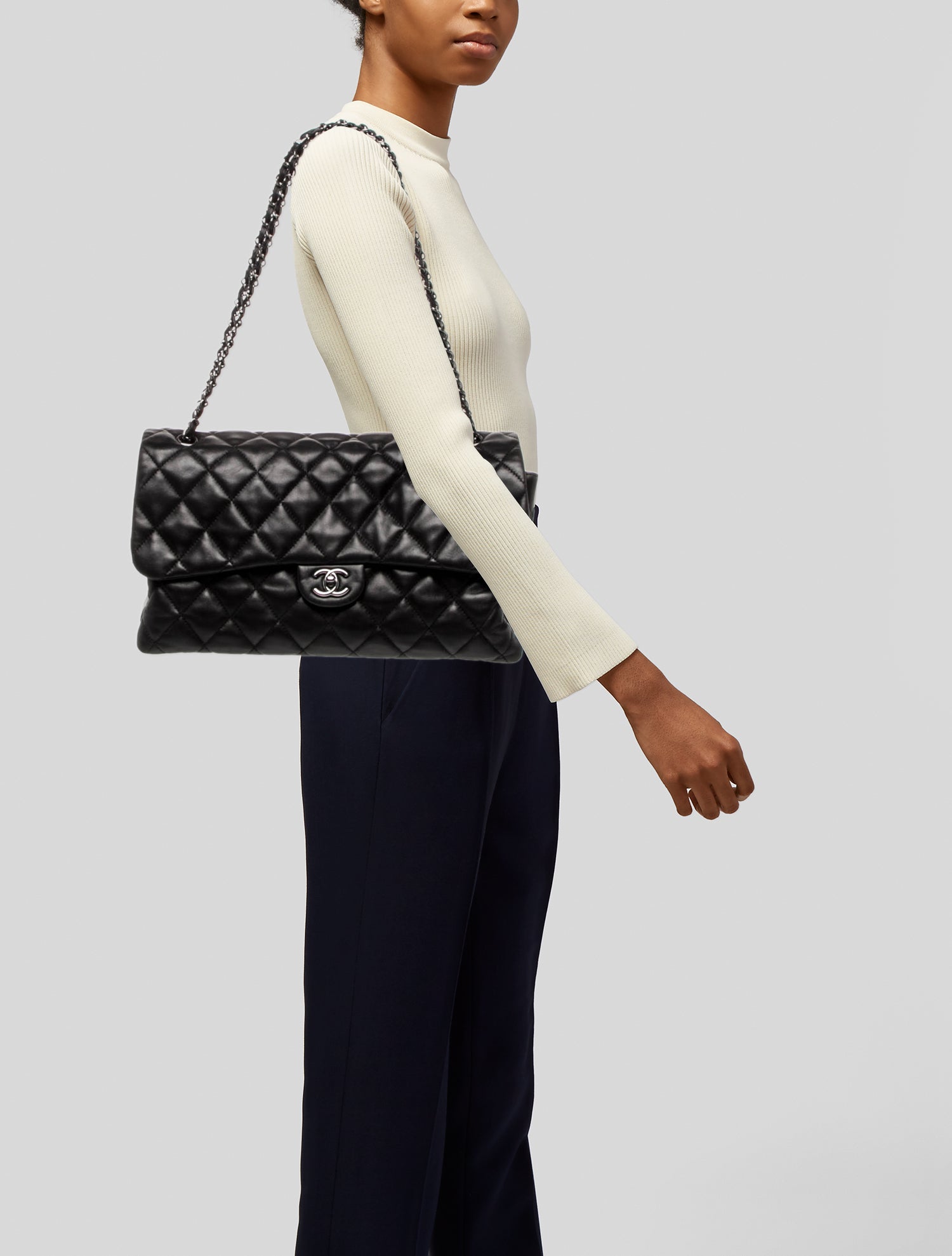 Chanel Jumbo Accordion Flap Bag