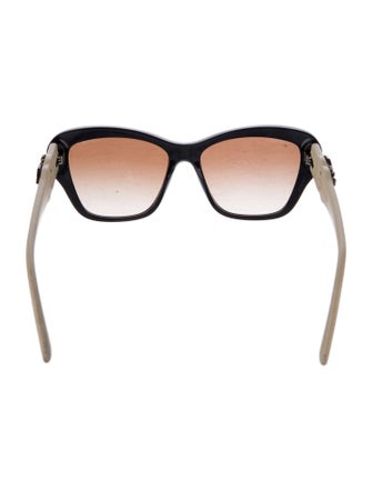 Chanel Interlocking CC Logo Cat-Eye Sunglasses