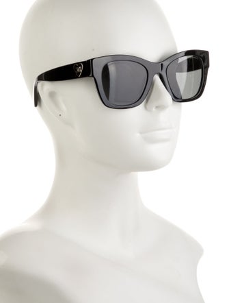 Chanel Interlocking CC Logo Wayfarer Sunglasses