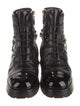 Chanel 2022 Interlocking CC Logo Combat Boots