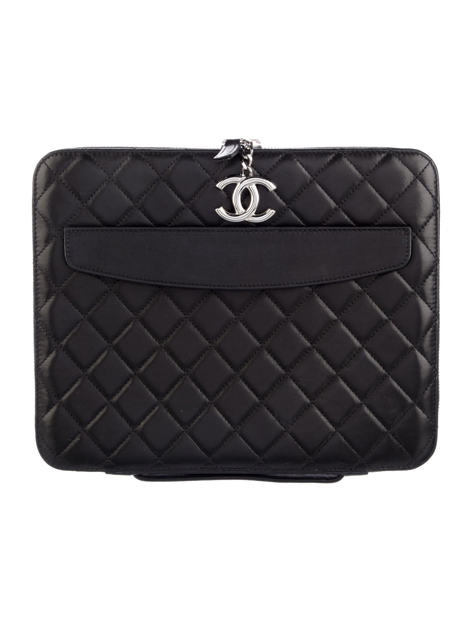 Chanel Quilted Lambskin 1st Gen iPad Case