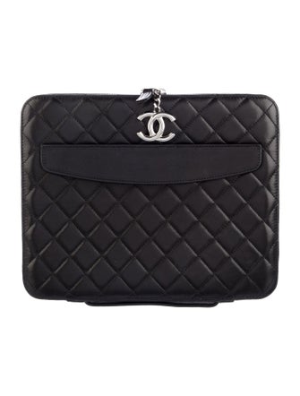 Chanel Quilted Lambskin 1st Gen iPad Case