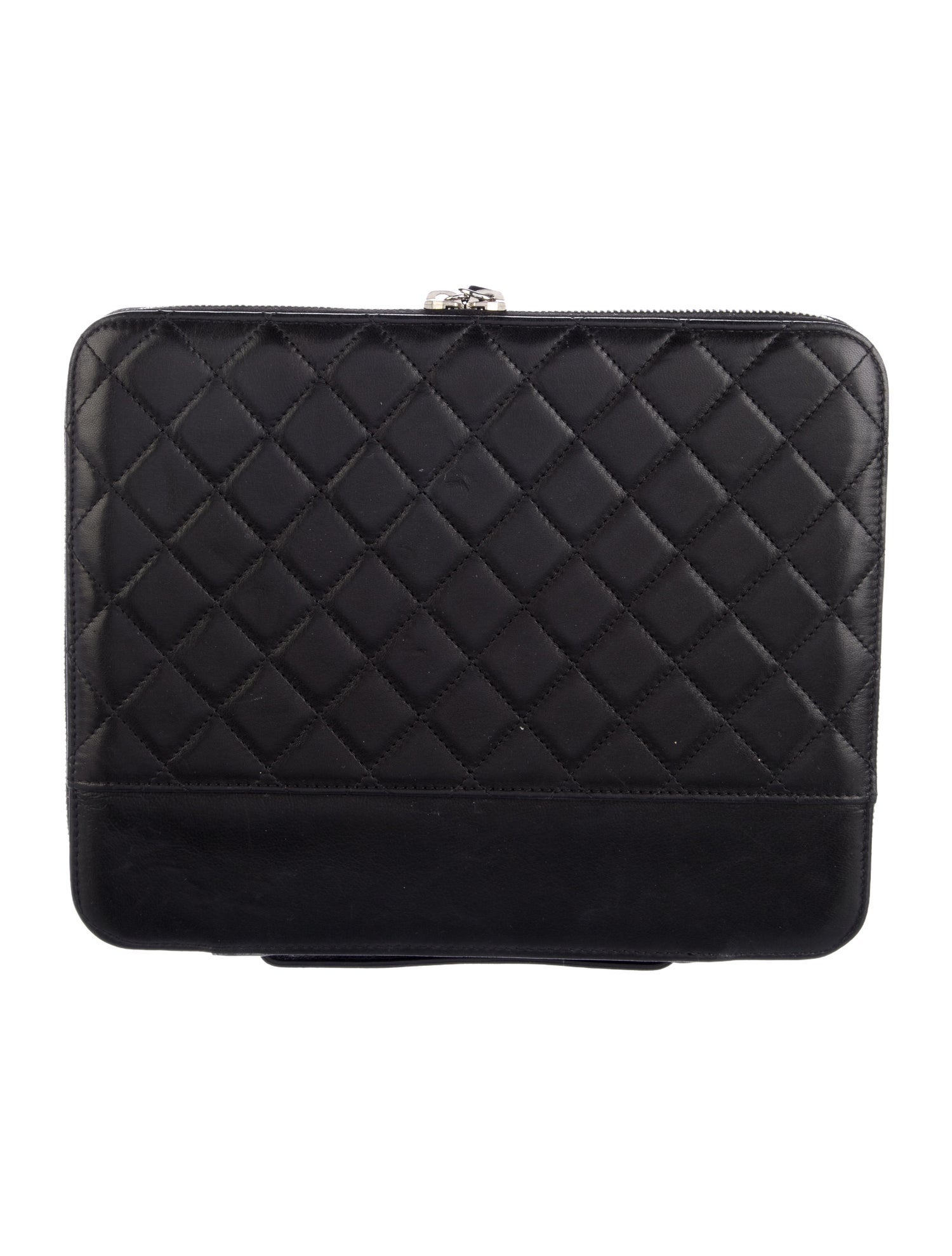 Chanel Quilted Lambskin 1st Gen iPad Case