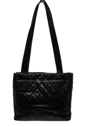 Chanel Quilted Double Pocket Tote
