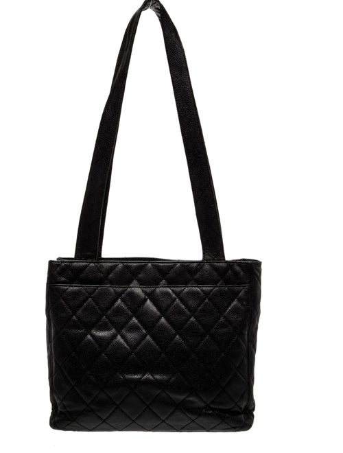 Chanel Quilted Double Pocket Tote