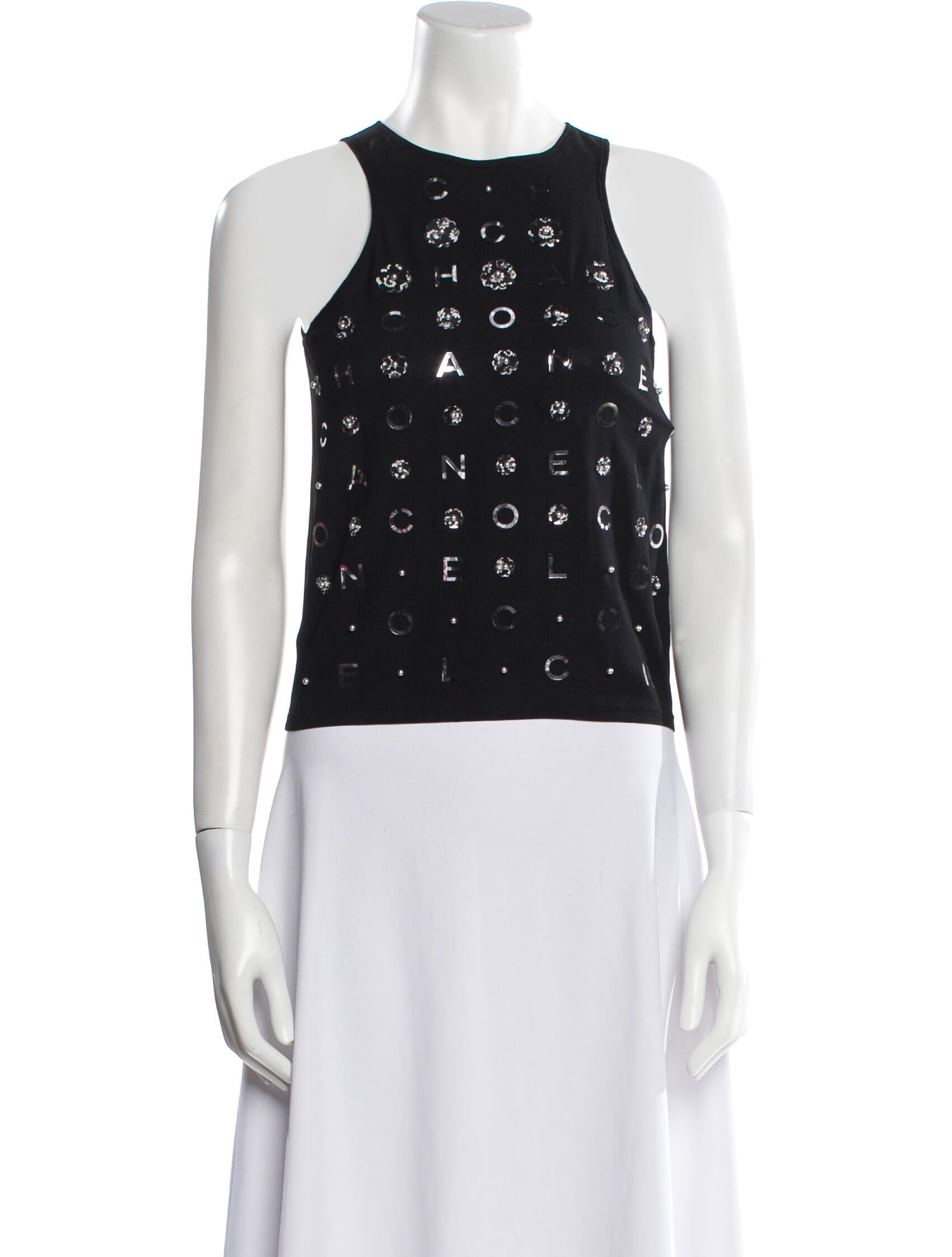 Chanel 2021 Silk Crop Top