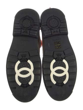Chanel 2019 Interlocking CC Logo Combat Boots