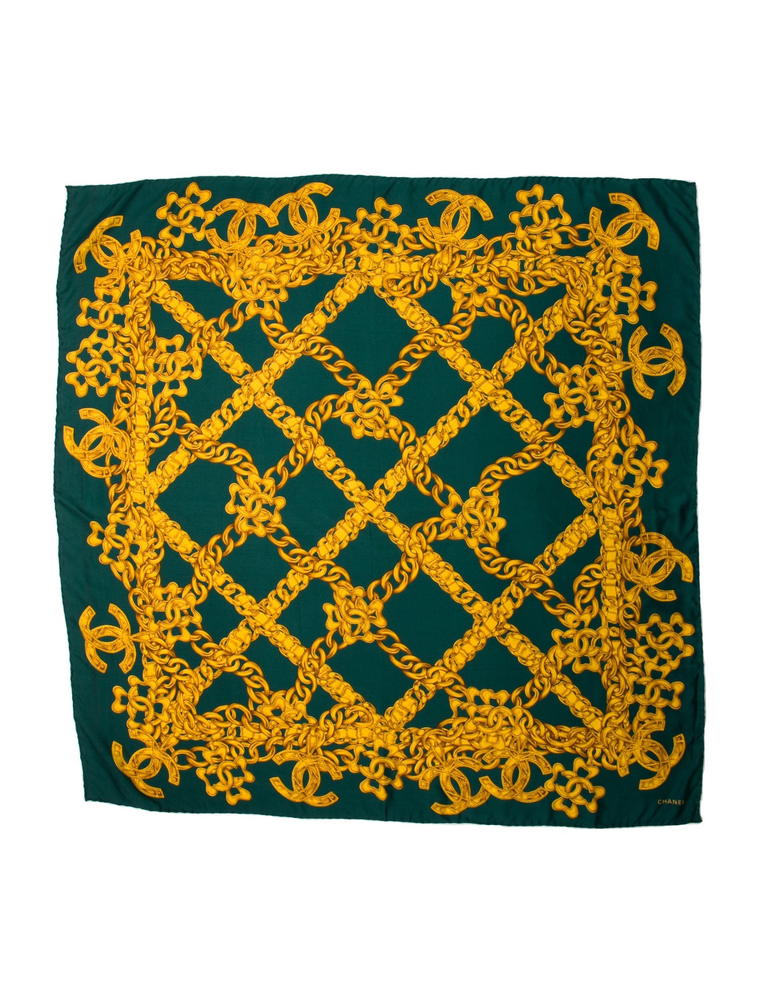 Chanel Silk Vintage Scarf