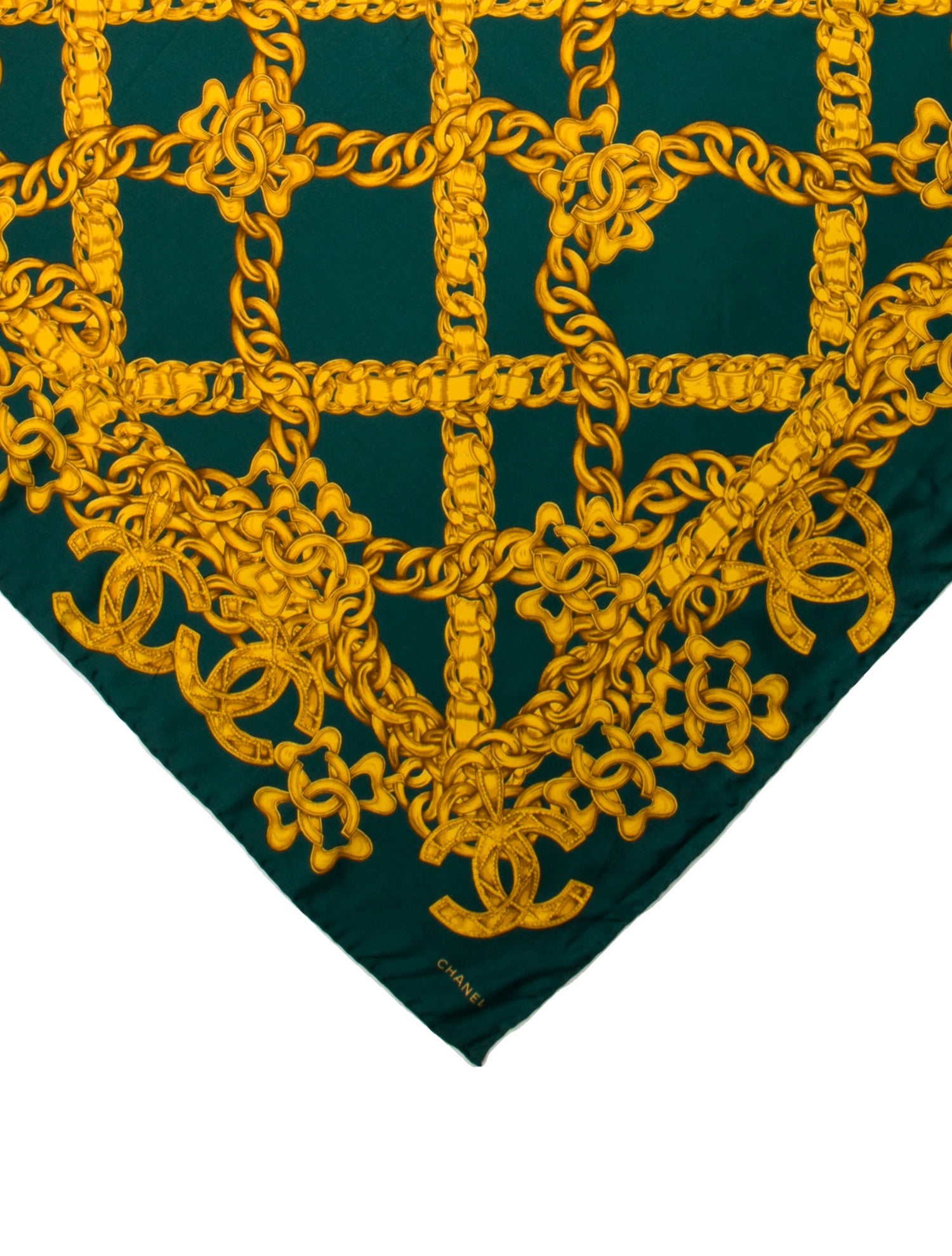 Chanel Silk Vintage Scarf