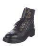 Chanel 2020 Interlocking CC Logo Combat Boots