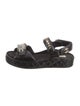 Chanel 2021 Interlocking CC Logo Slingback Sandals